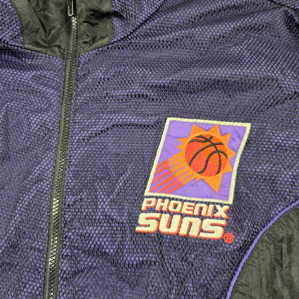 Vintage 90s Phoenix Suns Jacket Mens Large Purple Pro Player Daniel Young NBA - Picture 3 of 10